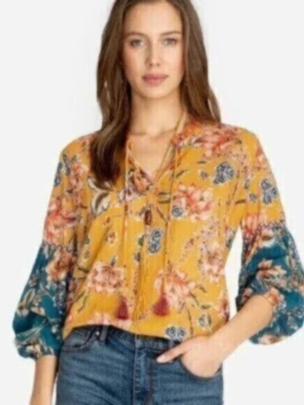 Johnny Was Effortless Peasant Blouse